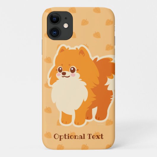キュートドッグかわいいポメラニア犬 Case-Mate iPhoneケース (裏面)