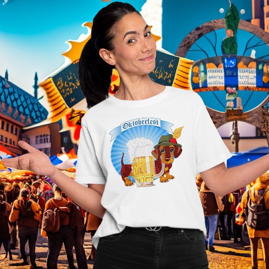 キュートドッグオクトーバーフェストビールダシュント トライブレンドＴシャツ