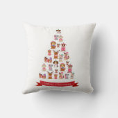 キュートドッグスクリスマスツリー装飾用クッション クッション (裏面)