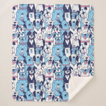 キュートドッグスシェルパブランケット