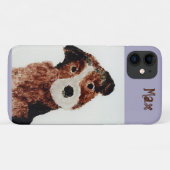 キュートドッグテリア名前をカスタムする Case-Mate iPhoneケース (裏面(横))