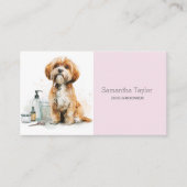 キュートドッグトリマーサロンスパ 名刺 (正面)