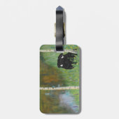 キュートドッグプグスタフクリムト林 ラゲッジタグ (裏面縦)