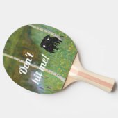 キュートドッグプグスタフクリムト林 卓球ラケット (横)