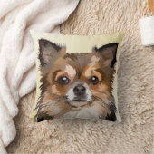 キュートドッグ装飾用クッションブラウン クッション (ブランケット)