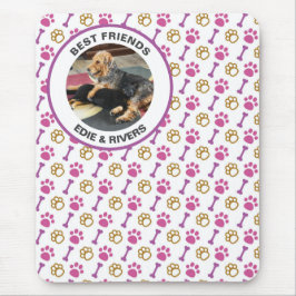 キュートドッグ足プリントマウスパッド マウスパッド