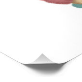 キュートドッグ&コーヒーイラストレーション ポスター (コーナー)