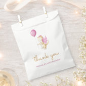 キュートドラゴンガール誕生日 フェイバーバッグ (クリップ留めされた状態)