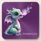 キュートドラゴンデザイン コースター (正面)