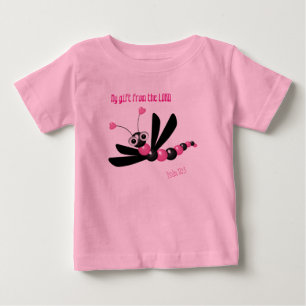 キュートドラゴンフライツチュボディスーツ ベビーTシャツ