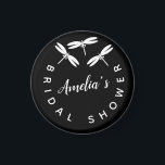 キュートドラゴンフライブラックブライダルシャワー マグネット<br><div class="desc">ブライダルシャワー磁石がトンボに有利</div>