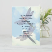 キュートドラゴンフライブルースカイ自然パーティー 招待状 (スタンド正面)