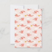 キュートドラゴンベビーシャワー招待状 サンキューカード (裏面)