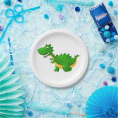 キュートドラゴン紙プレート ペーパープレート (パーティー)