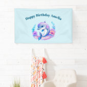 キュートドルフィンシークリーチャー誕生日 横断幕 (インサイチュ)