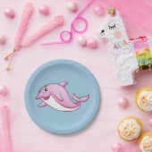 キュートドルフィン紙プレート ペーパープレート (パーティー)