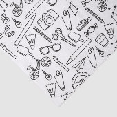 キュートドードルスケッチティッシュペーパー 薄葉紙 (詳細)