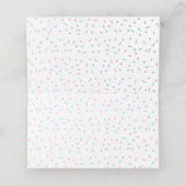 キュートドーナツベビー振り掛け プレイスカード (内部開封)