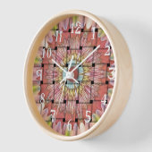 キュートナイス&ラブリー織デザイン 壁時計 (傾斜)