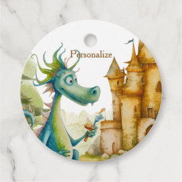 キュートナイトドラゴンキャッスルバースデーパーティーキッズ フェイバータグ