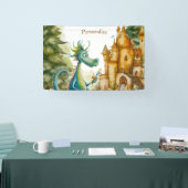 キュートナイトドラゴンキャッスルバースデーパーティーキッズ 横断幕 (トレードショー)