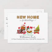 キュートニューホームホリデーズクリスマスムービング 案内ポストカード (正面/裏面)