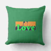 キュートニース&ラブラブ文字アートデザイン クッション (正面)