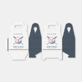 キュートネイビーレッドベースボールこうもりスター子供の誕生日 フェイバーボックス (折り畳みなし)