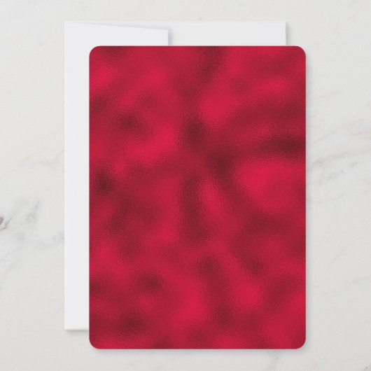 キュートノースポールウィンターテーマベビーシャワー 招待状 (裏面)