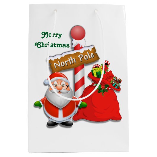 キュートノースポールサンカスタムタ抱き枕 ミディアムペーパーバッグ (正面)