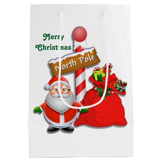 キュートノースポールサンカスタムタ抱き枕 ミディアムペーパーバッグ (裏面)