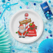 キュートノースポールサンカスタムタ紙プレート ペーパープレート (パーティー)