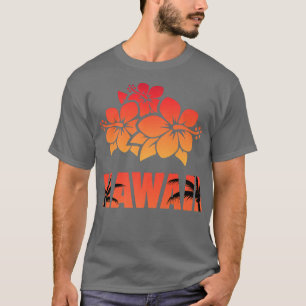 キュートハイビスカスフラワーハワイビーチハワイアンプレミアム Tシャツ