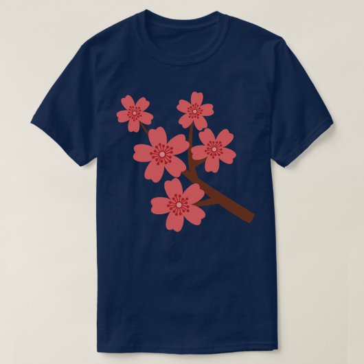 キュートハイビスカスフローラ Tシャツ (デザイン正面)
