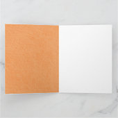 キュートハイランドウシズモーディフルハロウィーン誕生日 カード (内部)