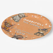 キュートハイランドウシズモーディフルハロウィーン誕生日 ペーパープレート (アングル)