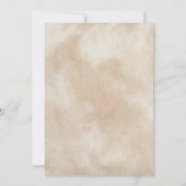 キュートハイランドカウアーチベビーシャワー招待状 (裏面)