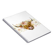 キュートハイランドフローラ牛 ノートブック (右側)