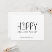 キュートハウスハッピーホームアニバーサリーエステ実在ート カード (正面/裏面インサイチュ)