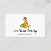 キュートハウスユニーク清掃清掃清掃清掃清掃清掃清掃清掃ユニット 名刺 (正面)