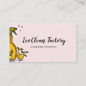 キュートハウスユニーク清掃清掃清掃清掃清掃清掃清掃清掃ユニット 名刺 (正面)