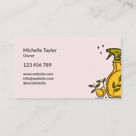 キュートハウスユニーク清掃清掃清掃清掃清掃清掃清掃清掃ユニット 名刺 (裏面)