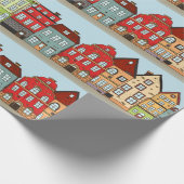 キュートハウスラッピング紙 ラッピングペーパー (角)