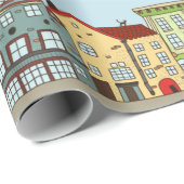 キュートハウスラッピング紙 ラッピングペーパー (ロールコーナー)