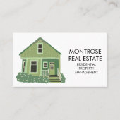 キュートハウス実在エステートレンタルレジデンシャルカスタム 名刺 (正面)