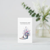 キュートハウス清掃サービスフローラ 名刺 (スタンド正面)