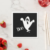 キュートハウリング幽霊ハロウィーン スタンダードカクテルナプキン (インサイチュ)