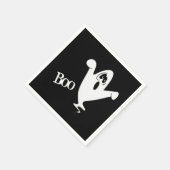 キュートハウリング幽霊ハロウィーン スタンダードカクテルナプキン (角)