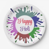 キュートハッカラフルプホリ紙プレート ペーパープレート (正面)