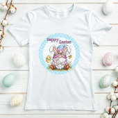 キュートハッピーイースターバニー格言 Tシャツ